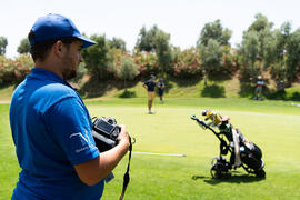 Voluntario en el Campeonato Europeo de Golf Universitario. Antequera. Junio de 2019