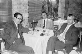 Málaga. Almuerzo en Gibralfaro. Abril de 1963