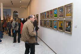 Inauguración de la exposición de Lorenzo Saval. Rectorado. Enero de 2008