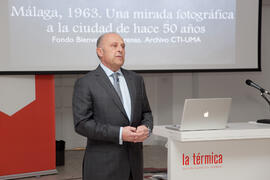 Conferencia de Javier Ramírez, director del CTI de la Universidad de Málaga en la Térmica. Febrer...