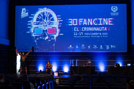 Gala Inaugural de la 30 edición de Fancine de la Universidad de Málaga. Cine Albéniz. Noviembre d...