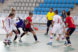 Partido España contra Rusia. 14º Campeonato del Mundo Universitario de Fútbol Sala 2014 (FUTSAL)....