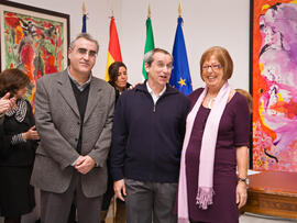 Toma de posesión de nuevos catedráticos y profesores titulares de la Universidad de Málaga. Edifi...