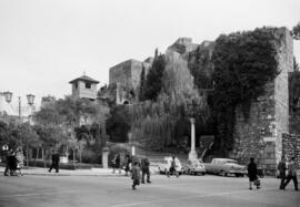Málaga. Vistas de la Alcazaba. Febrero de 1963