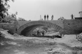 Málaga. Puente del barrio del Limonar. Agosto de 1963