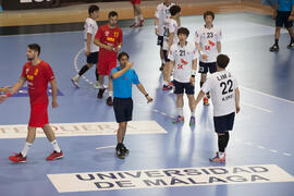 Partido Rumanía - Corea. Categoría masculina. Campeonato del Mundo Universitario de Balonmano. An...