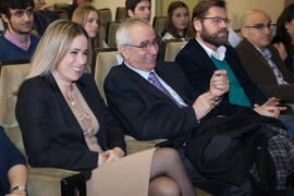 Asistentes a la inauguración de las IX Jornadas Andaluzas de Enseñanza de Economía. Facultad de C...