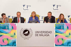 Presentación de los cursos de verano de la Universidad de Málaga. Rectorado. Mayo de 2010