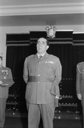 Málaga. Toma de posesión del nuevo gobernador militar. Septiembre de 1963