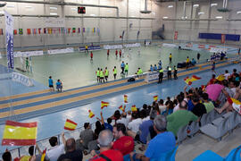 Partido España contra Rusia. 14º Campeonato del Mundo Universitario de Fútbol Sala 2014 (FUTSAL)....