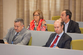 Asistentes a la segunda sesión del X Pleno del Consejo Universitario Iberoamericano (CUIB) en la ...