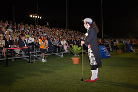 Actuación del trío humorístico. Inauguración del Campeonato Mundial Universitario de Golf. Antequ...