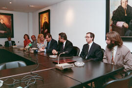 Firma del convenio de la Universidad de Málaga con la AECC. Julio de 1992
