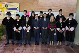 Foto de grupo previa al Solemne Acto de Apertura del Curso Académico 2022/2023 de las Universidad...