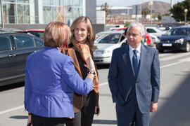 Visita oficial de la Ministra Cristina Garmendia al nuevo edificio de Bioinnovación de la UMA ubi...