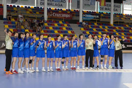 Selección japonesa. Partido Japón - Rumanía. Categoría femenina. Campeonato del Mundo Universitar...