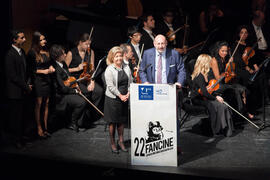 Gala Inaugural de la XXII edición de Fancine de la Universidad de Málaga. Teatro Cervantes. Novie...
