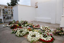Entierro de Eugenio Chicano. Cementerio de Vélez-Málaga. Noviembre de 2019