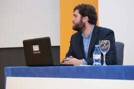 Moderador del debate electoral entre los candidatos a Rector de la Universidad de Málaga. Escuela...
