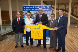 Presentación del Campus Chelsea FC Foundation por la Universidad de Málaga. Rectorado. Junio de 2010