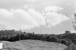 Málaga. Antena de radio en Gibralfaro. Marzo de 1963