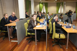 Asistentes a la ceremonia de apertura del XVI encuentro de rectores de Brasil, Portugal y España....