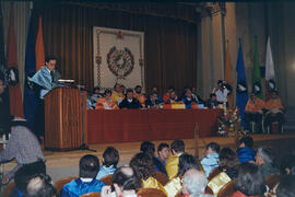 Apertura del Curso Académico 1989/1990 de la Universidad de Málaga. Teatro María Cristina. Octubr...