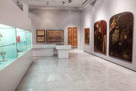 Exposición "Málaga Moderna: siglos XVI, XVII y XVIII". Sala de exposiciones del Rectora...