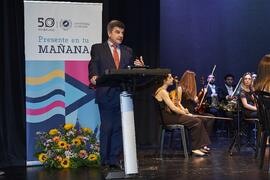 Gaspar Garrote presenta el Concierto Conmemorativo del 50 Aniversario de la Universidad de Málaga...
