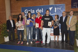Gala del deporte de la Universidad de Málaga. Complejo Polideportivo Universitario. Mayo de 2010