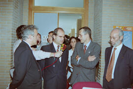 Inauguración del Salón Internacional del Estudiante. Málaga. Mayo de 1998