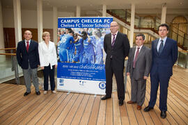 Presentación del Campus Chelsea FC Foundation. Rectorado. Junio de 2010