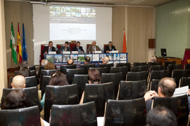 Sesión inaugural del XVIII Congreso de ASEPELT. Facultad de Ciencias Económicas y Empresariales. ...
