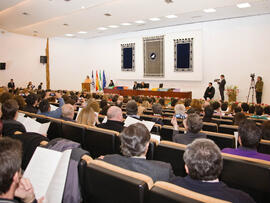 Investidura de nuevos doctores por la Universidad de Málaga 2010. Paraninfo. Enero de 2010