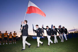 Equipo de Polonia. Inauguración del Campeonato Mundial Universitario de Golf. Antequera Golf. Jun...