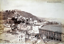 Málaga, Castillo de Gibralfaro, Alcazaba y Aduana. J. Laurent.