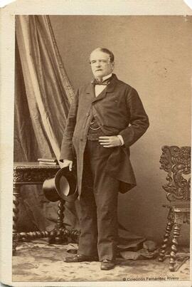 París, retrato de José de Salamanca y Mayol, Marqués de Salamanca. Disdéri