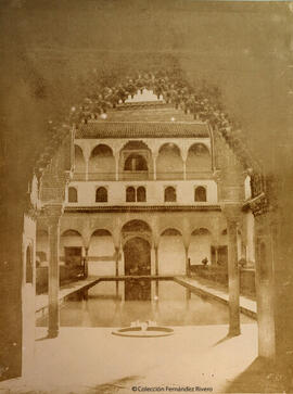 Granada, Alhambra, patio de los Arrayanes. De Launay.