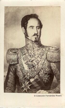 Madrid, reproducción del óleo de Antonio María Esquivel retrato de Baldomero Espartero, que se conserva en el Palacio del Senado. José García LLobregat.