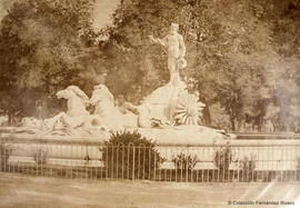 Madrid, Fuente de Neptuno. J. Laurent.