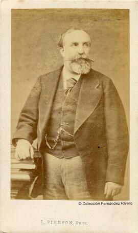 París, retrato de Antonio de Orleans, duque de Montpensier. L. Pierson.