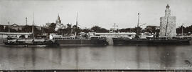 Sevilla, Giralda y Torre del Oro desde Triana. Linares.