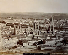 Burgos, vista panorámica y Catedral. Vadillo.