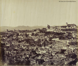Granada, el Albaicín desde la Alhambra. Masson.