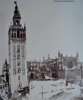 Sevilla, torre de la Giralda y catedral. Luis Léon Masson.