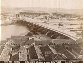 Córdoba, Vista general del Puente y campo de la Verdad desde la torre de la Mezquita. Garzón fotógrafo.