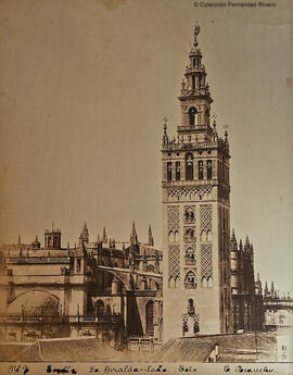 Sevilla, Catedral y Giralda del lado este. E. Beauchy.