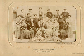 Málaga, Escuela Normal de Maestras 1906-1907. J. David.