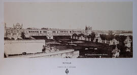 Sevilla, panorámica de los jardines del Alcázar. Louis de Clercq.