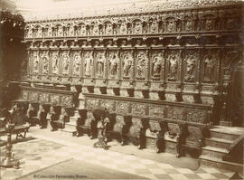 Málaga, Catedral, sillería del coro, detalle. Autor desconocido.
